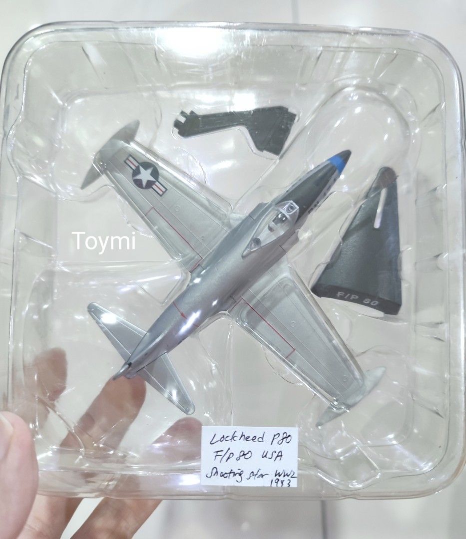 Military 1/96 Lockheed P80 F/P80 USA Shooting Star Aircraft Jet Fighter