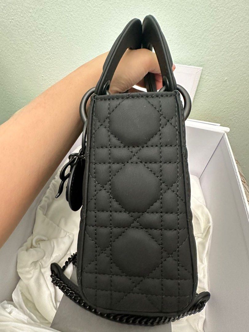 Mini lady hotsell dior matte black