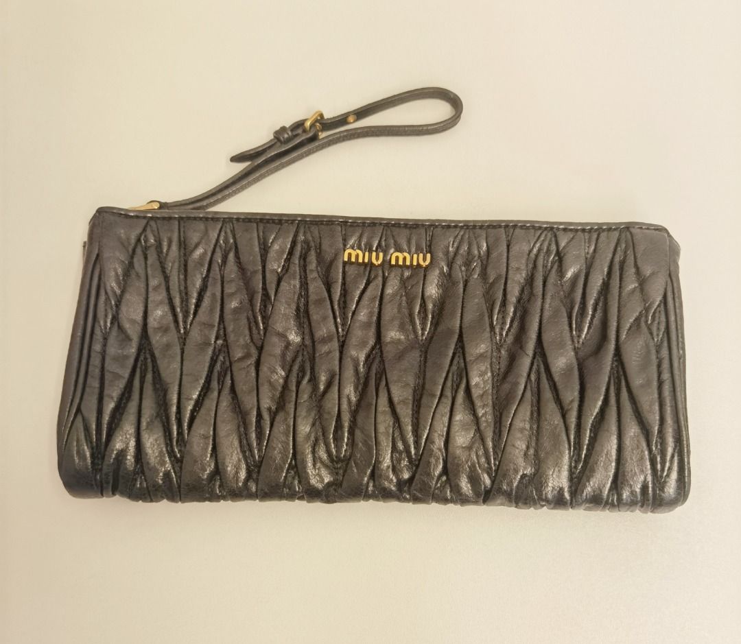 Miu Miu Matelasse Clutch Bag