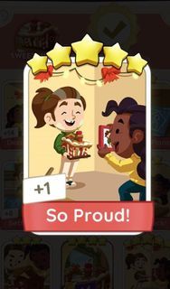 (SOLD) Monopoly Go So Proud Set 7 5 Star Sticker