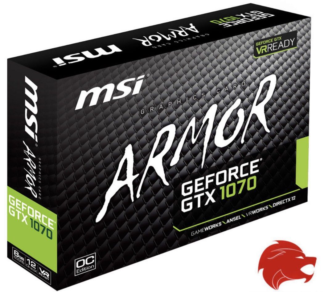 MSI GTX 1070 ARMOR OC 8GB, 電腦＆科技, 電腦周邊及配件, 電腦周邊