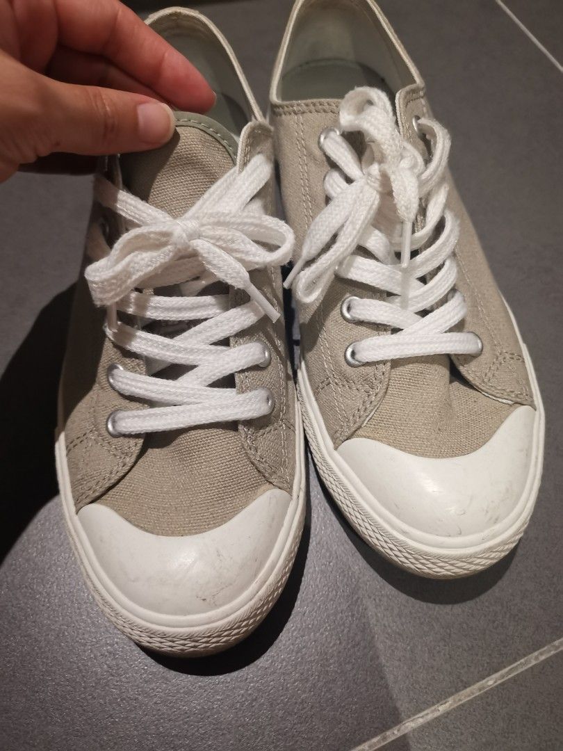 Do they look too long on my feet? It's Muji Water-Repellent Sneaker : r/ Sneakers