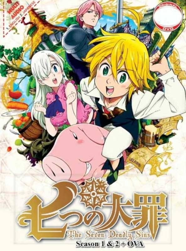 ANIME DVD Nanatsu No Taizai Season 1-3 (1-76End+Movie+Special+OVA) English  sub