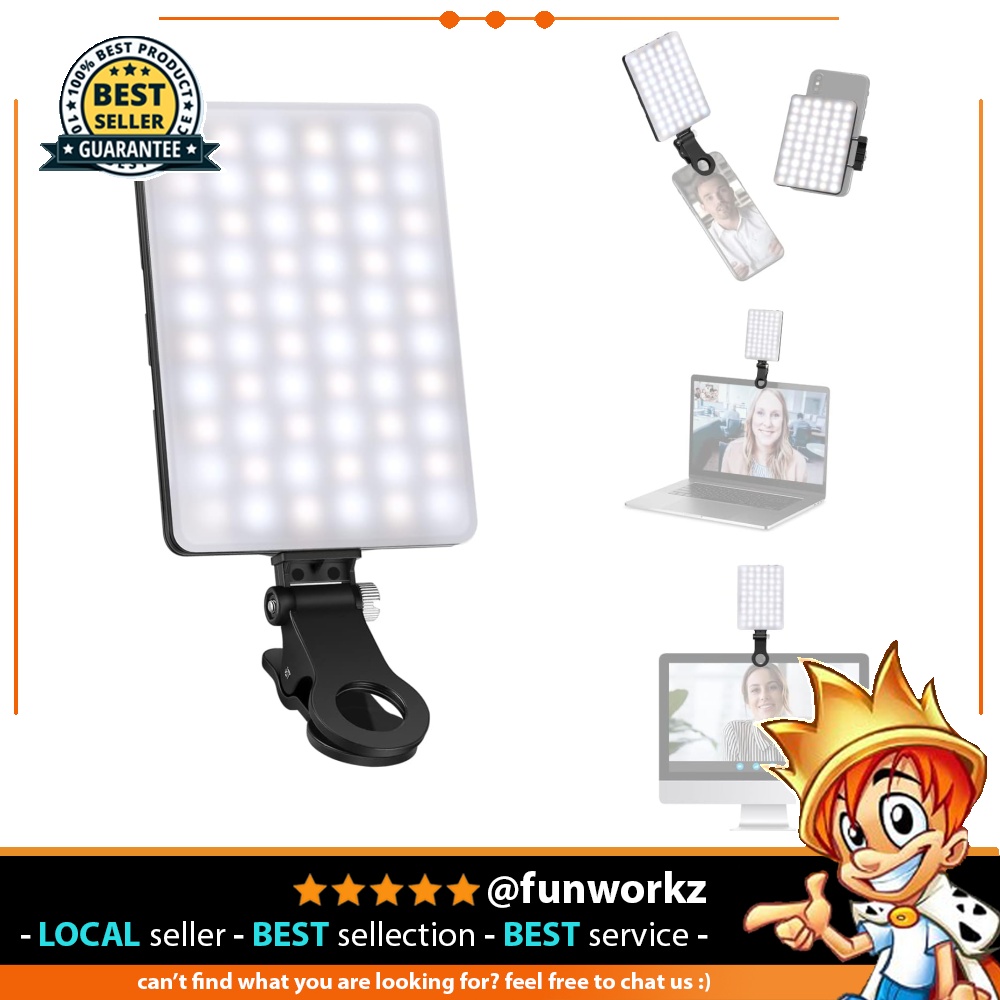 Neewer LED Video Conference Light Kit with Clip & Phone Holder for