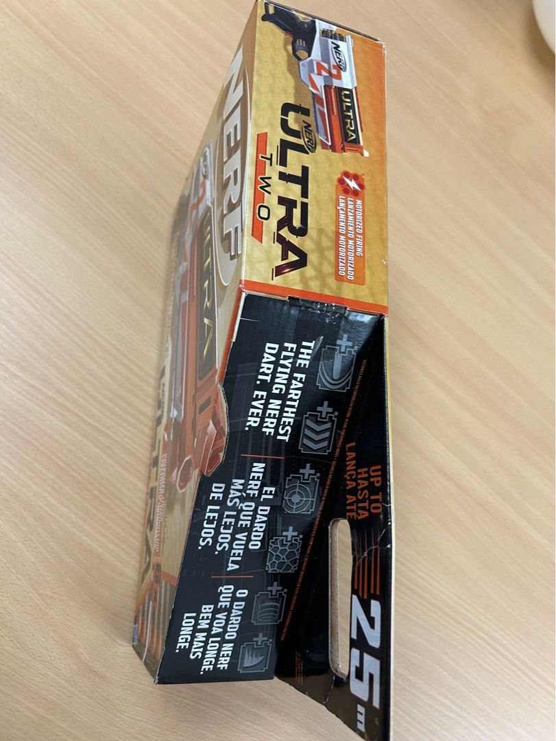 Nerf Ultra (Category: Action & Battle Toys) located in Muntinlupa City. Submitted by grateful_heart78 (Listing ID 1270268430, Image 2). Description: attached are actual photos, brand new never been played, but box was opened. However, still appears as brand new as it was properly opened. Bullet tho was used with my sons other nerf guns, hence not complete anymore but can be bought separately from store at minimal price. Rfs: Gift for my son, howe