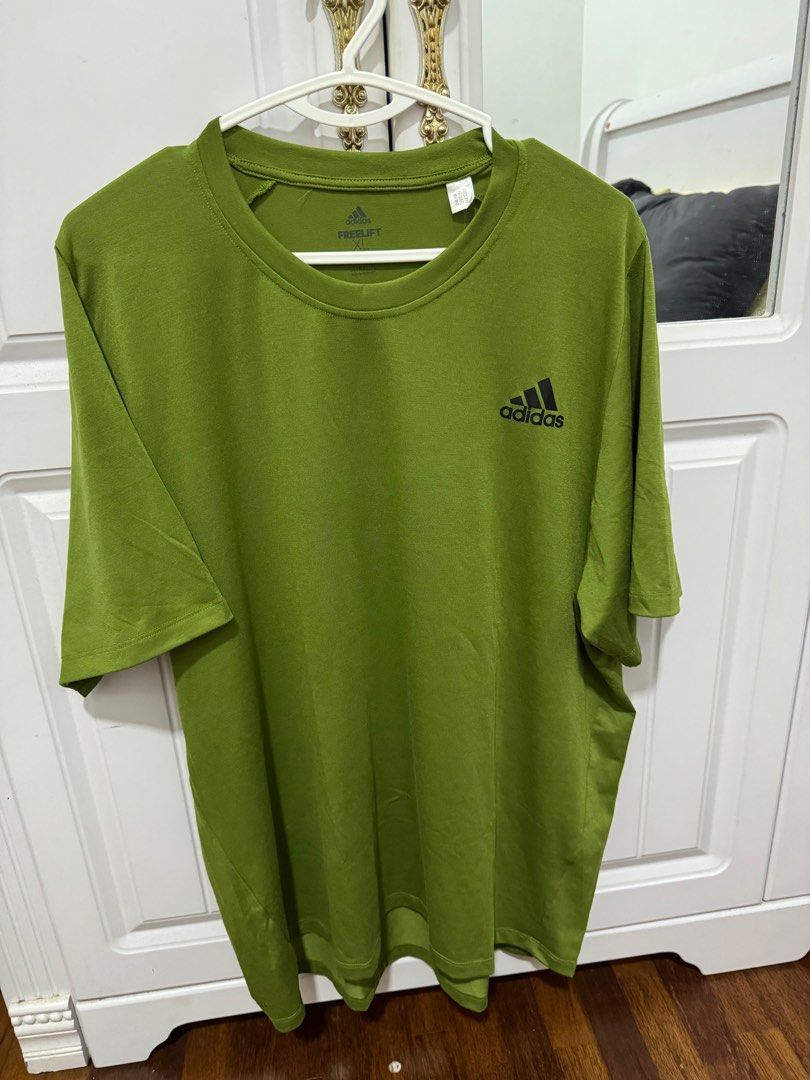 new adidas tshirts freelift climalite green XL Men s Fashion