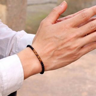 Men's bead bracelets best sale onyx