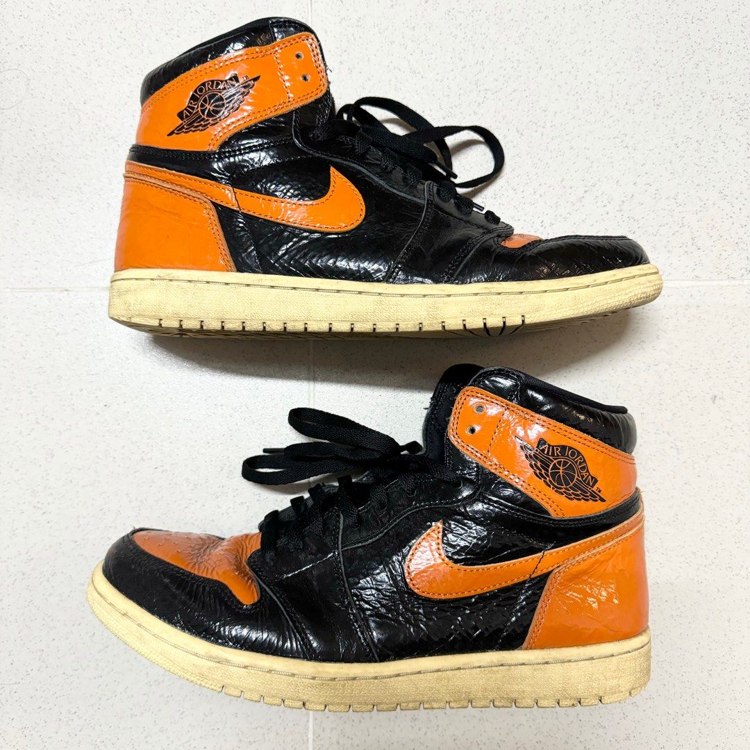 Nike AJ1 Air Jordan 1 Retro High OG Shattered Backboard 3.0 SBB US10 EU44 UK9 555088 028 Carousell