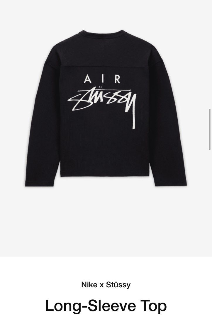Nike x Stussy Long Sleeve Top XL Men s Fashion Tops Sets