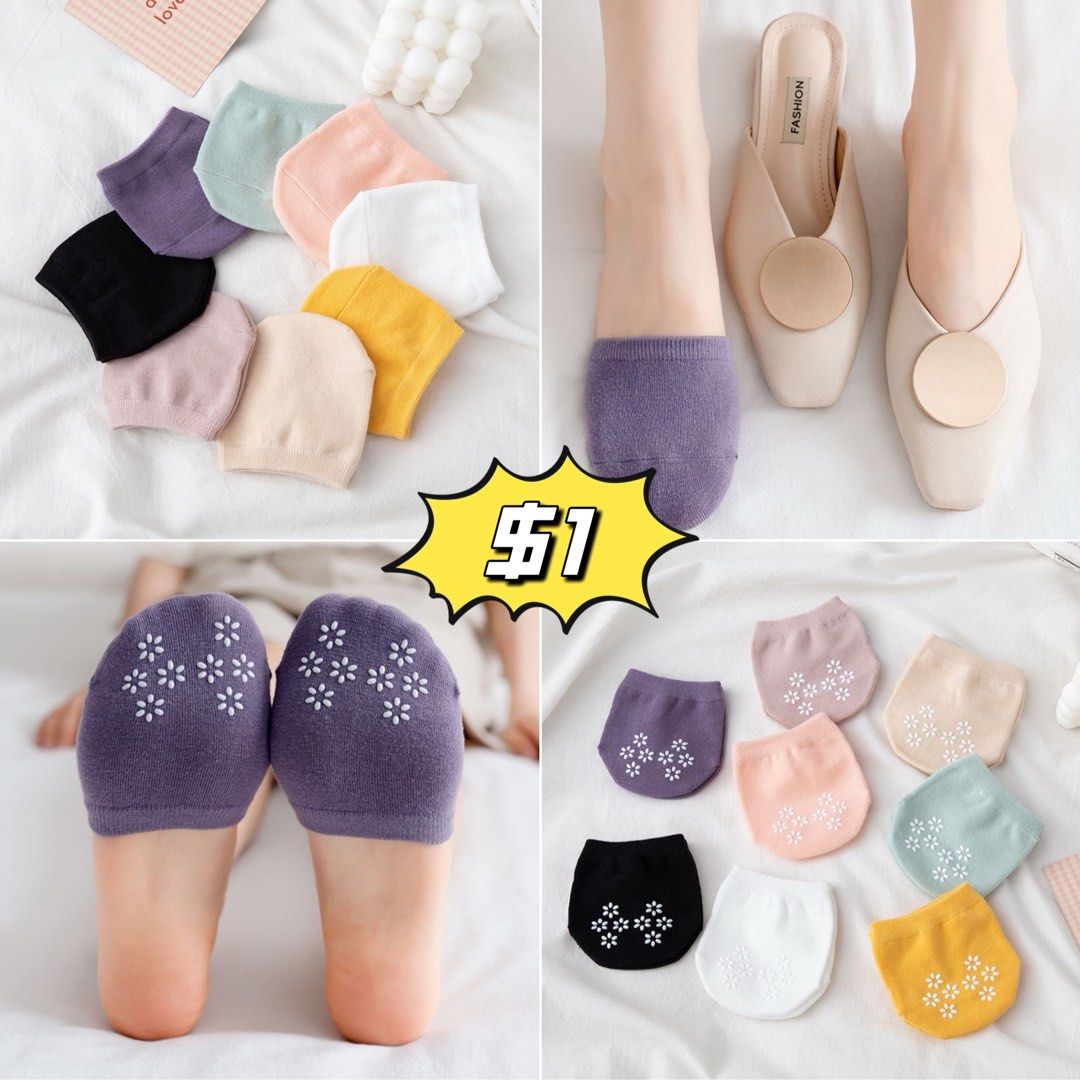 Women Socks / Anti-slip Ankle Socks, Women's Fashion, Watches &  Accessories, Socks & Tights on Carousell