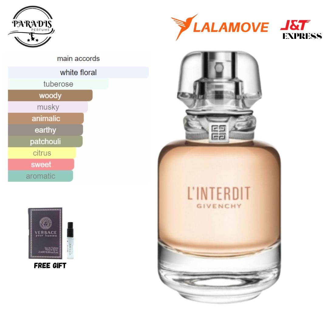 ORIGINAL AUTHNETIC GIVENCHY L INTERDIT EDT 80ML Beauty