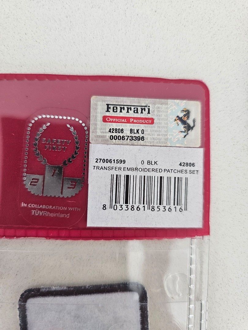 Original Ferrari patches from Ferrari Museo Maranello, Hobbies & Toys ...