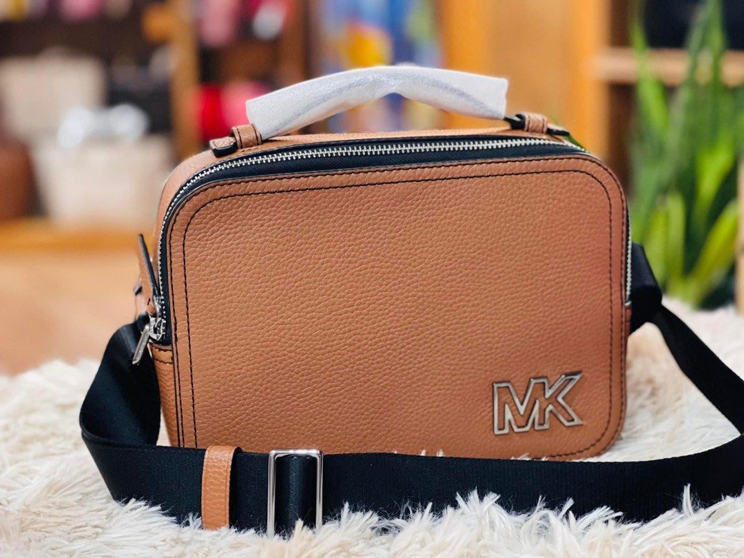 Cooper pebbled leather messenger new arrivals bag