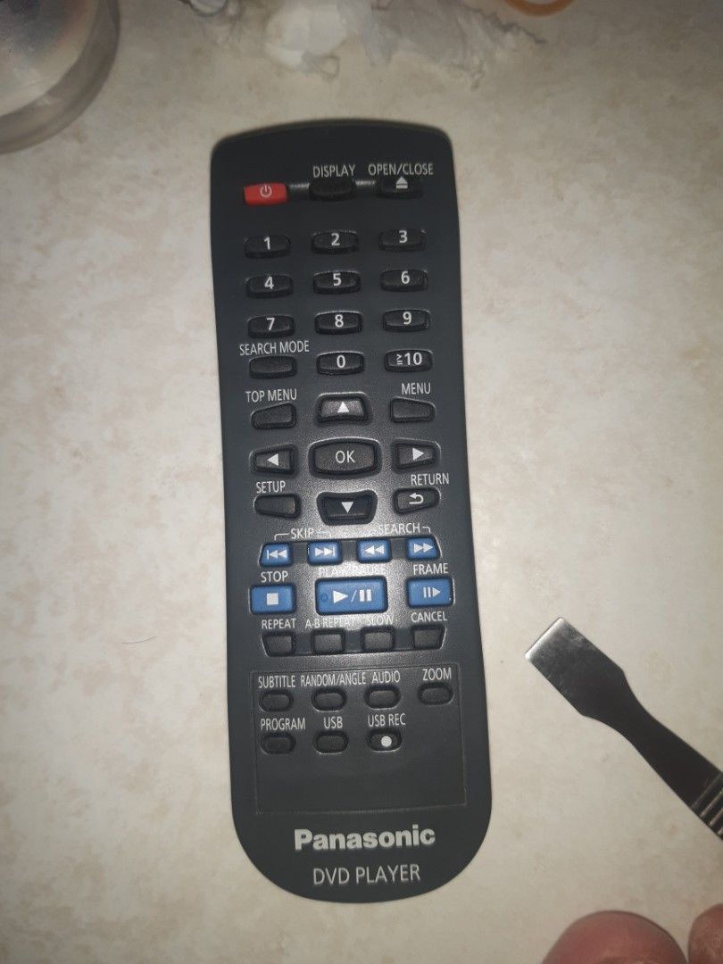 Panasonic dvd player remote controller, TV & Home Appliances, TV & Entertainment, Entertainment