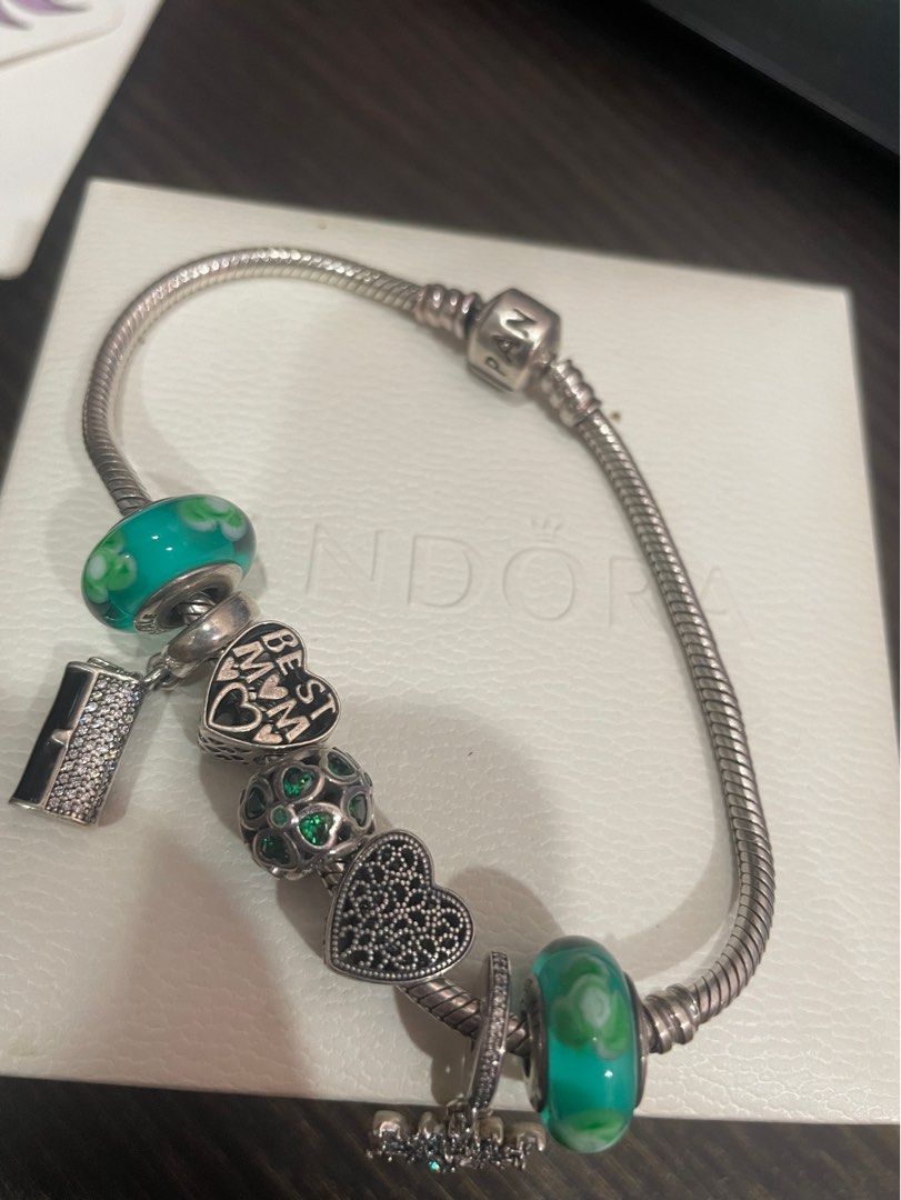 Jade pandora charm top