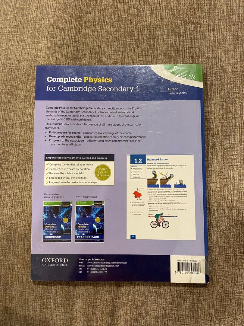 Physics igcse textbook hobbies toys books magazines textbooks on