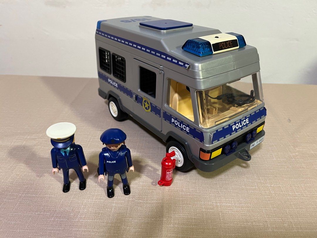 PLAYMOBIL 4023 City Action -Fourgon Equipé Et Policiers 