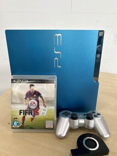 Sony Playstation 3 (PS3) Slim Splash Blue LIMITED EDITION