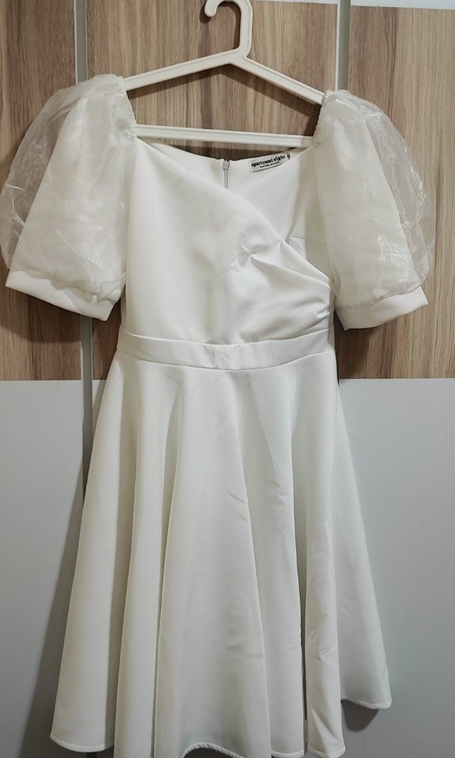 White cocktail dress size hotsell 16