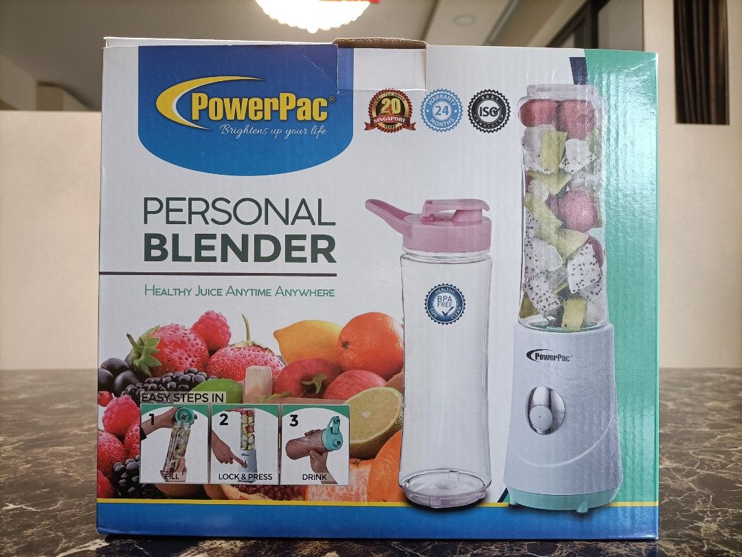 PowerPac Personal Juice Blender, TV & Home Appliances, Kitchen