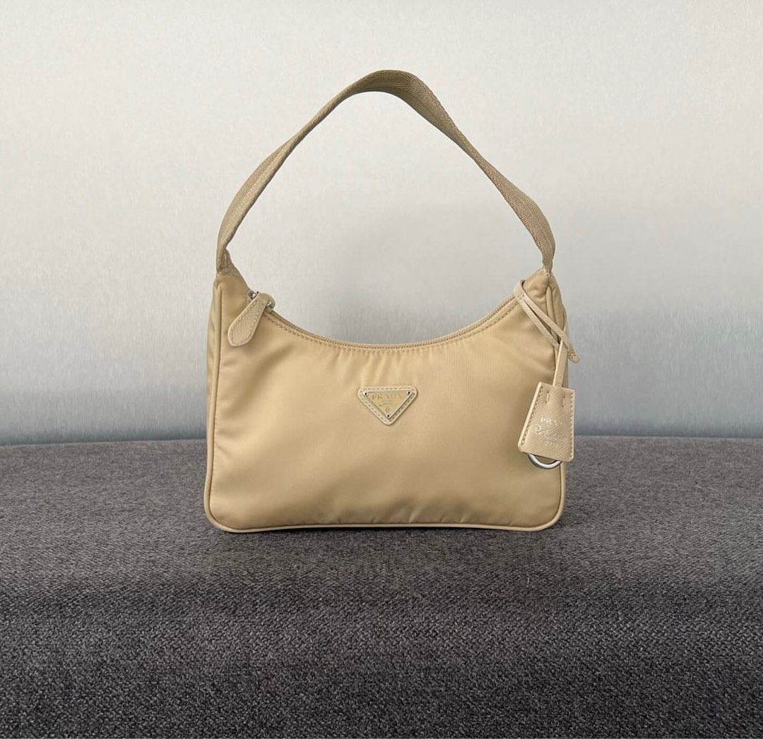 Prada hobo bag 2025 beige
