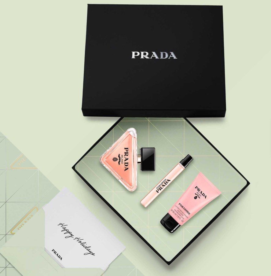 Prada gift set on sale