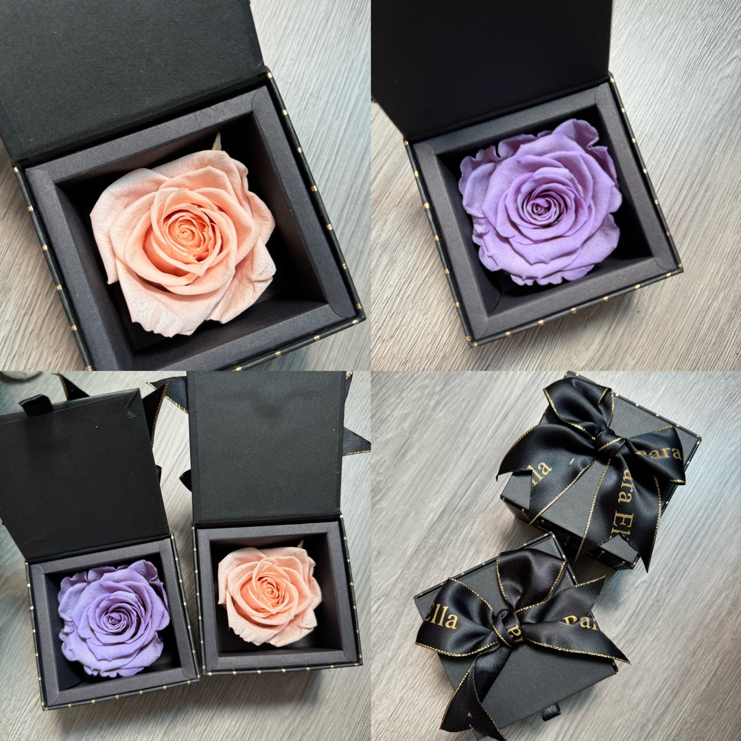 Love You Necklace in 100 Languages with Preserved Flower Rose – Infinite  Queendome