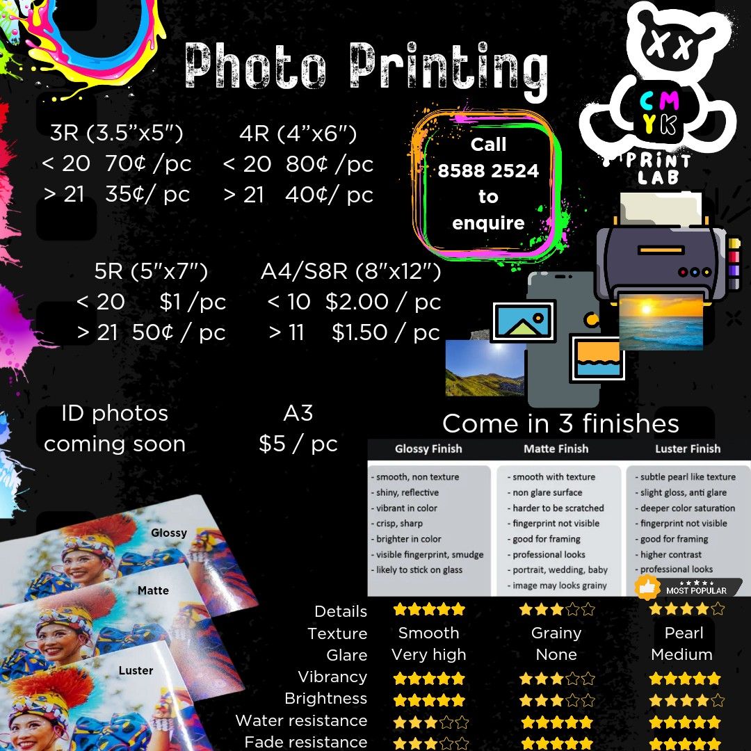 Print, Scan, Photocopy, Binding, Laminate, Photo prints, Flyers Print ...