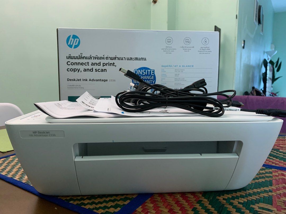 Printer (Category: Printers, Scanners & Copiers) located in Semenyih. Submitted by ararandompick_preloved (Listing ID 1270303770, Image 3). Description: ‼️moving out clearance Printer, copy and scan No defect, baru guna sekali Come with box, ink and complete cable as shown Negotiable 👍🏻COD area lotus semenyih 👍🏻postage RM 15 👍🏻urgent delivery (self arranged couriers).