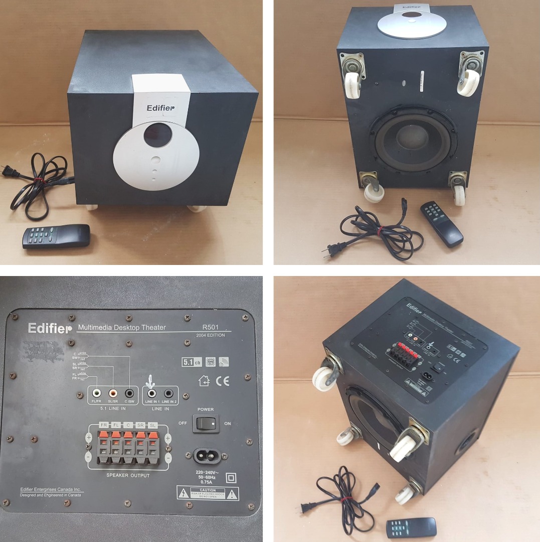 Professional Edifier Active Subwoofer, Canada, The Edifier R501, 100 ...