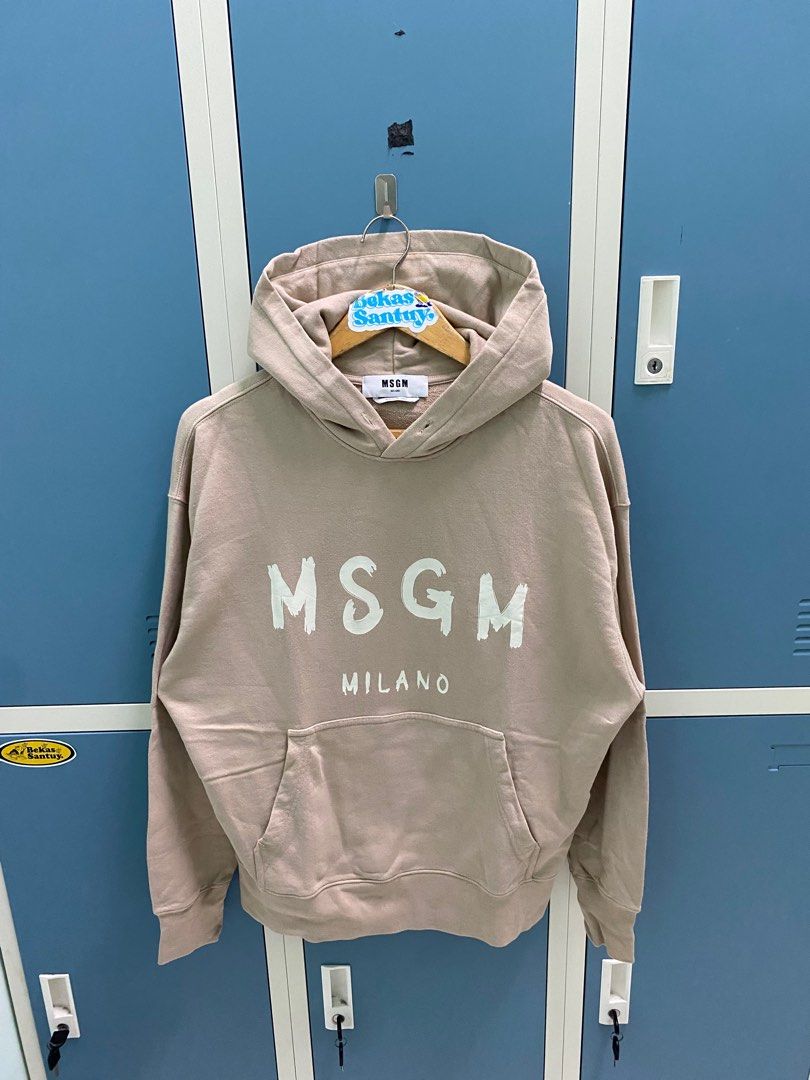PULLOVER HOODIE MSGM MILANO ICON LOGO ORIGINAL