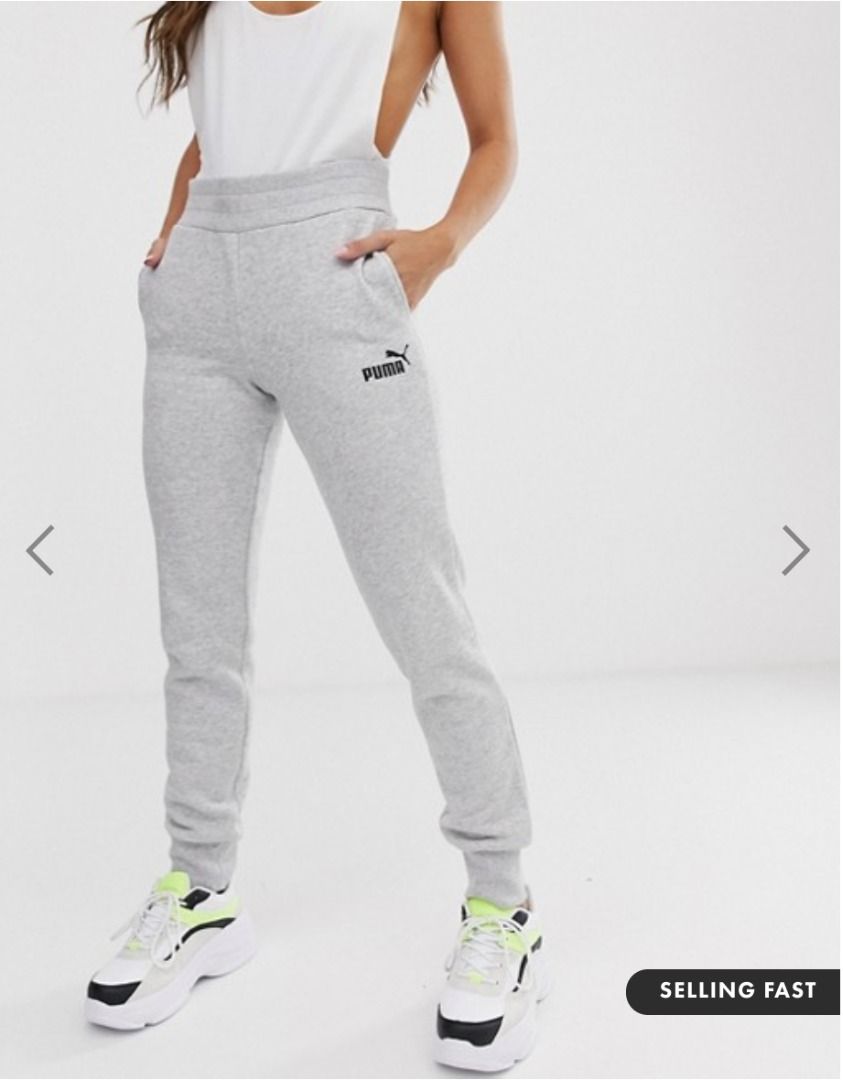 Puma Essentials joggers in grey Women s Fashion Bottoms Other