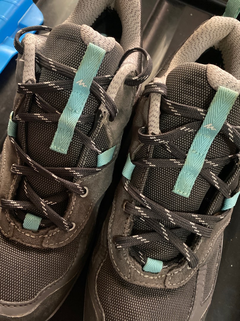 quechua waterproof trekking shoes