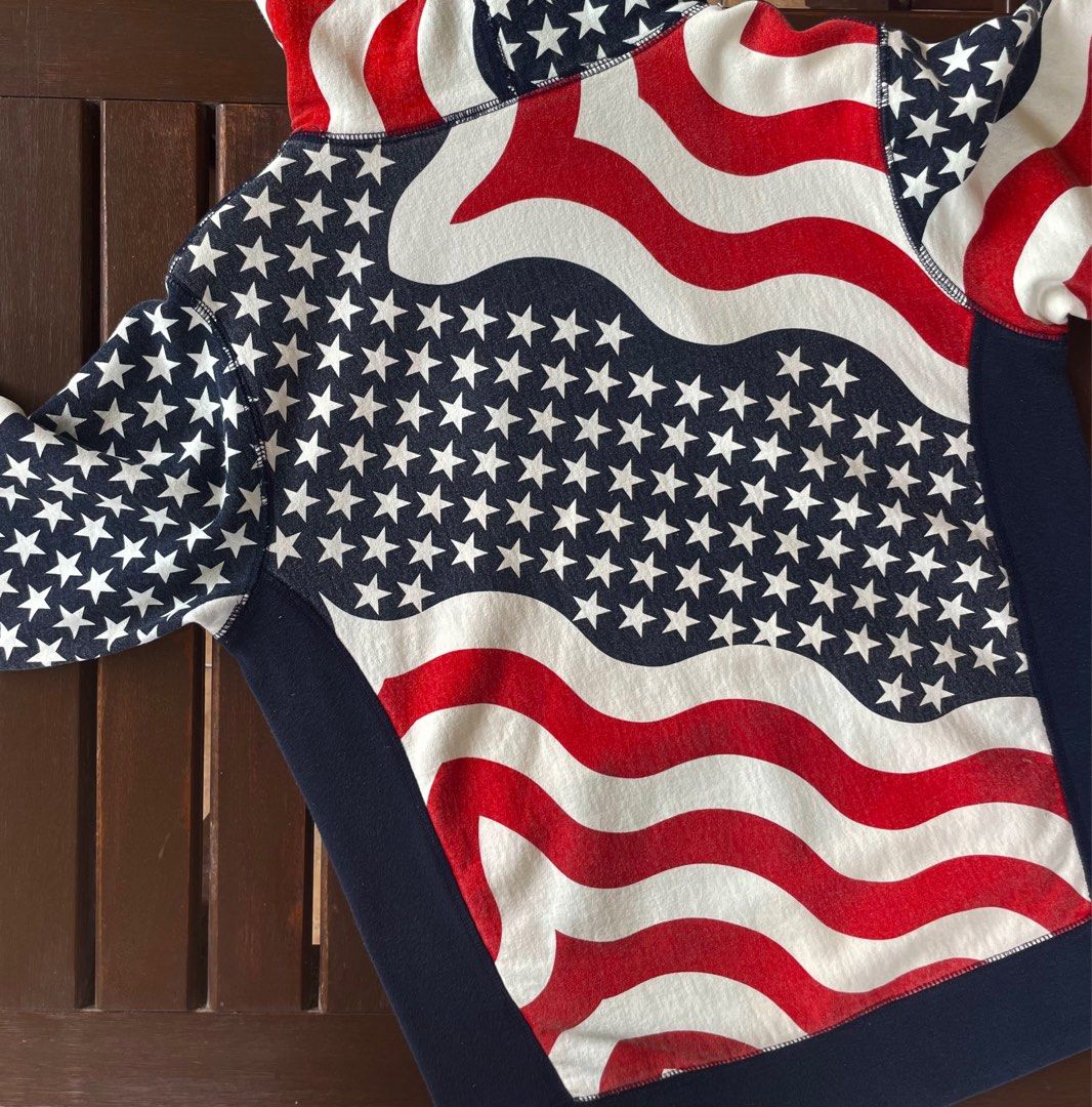 Supreme american flag hoodie 2025