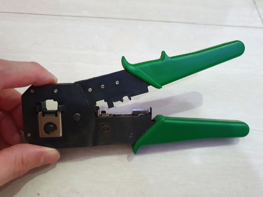Cutter Rj45 Rj 11 RJ45 RJ11 Crimping Tool LAN Ethernet Telephone 8-Pin 6-Pin Head ...