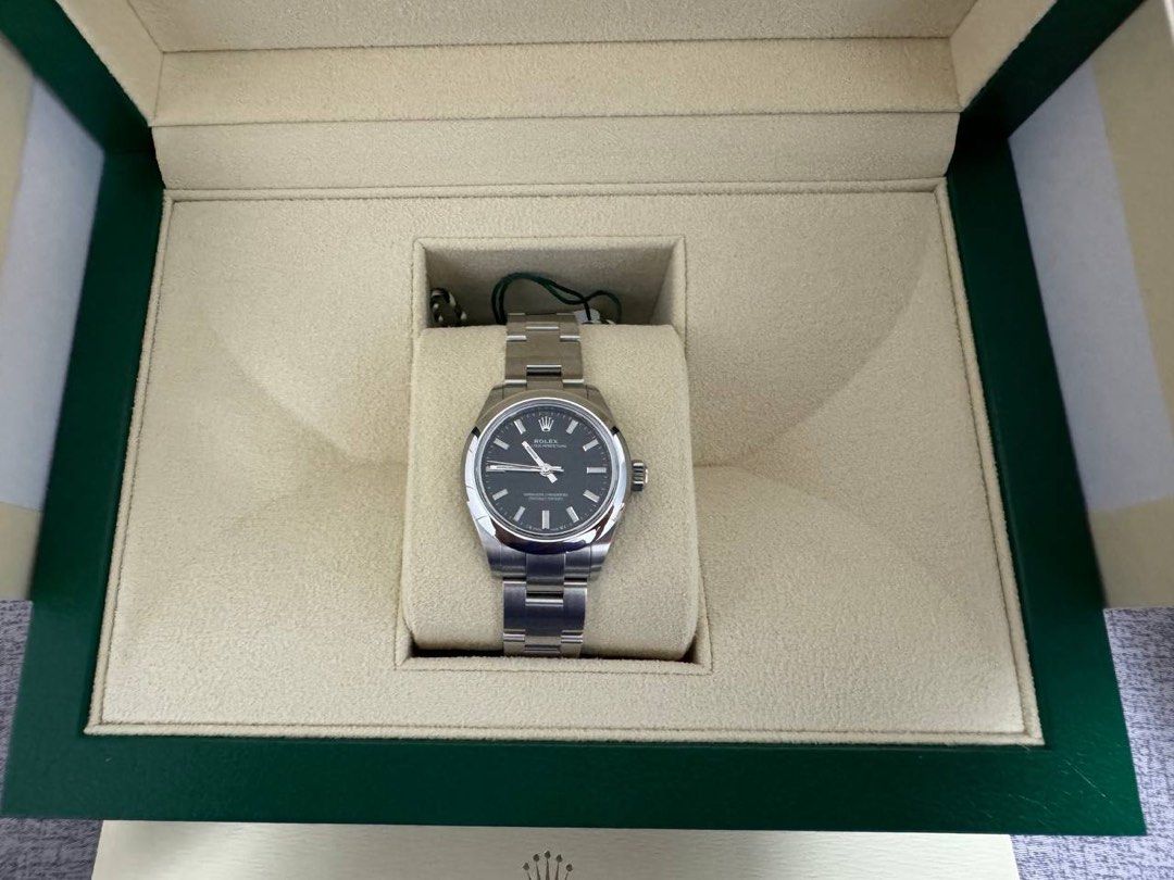 oyster perpetual 28 silver