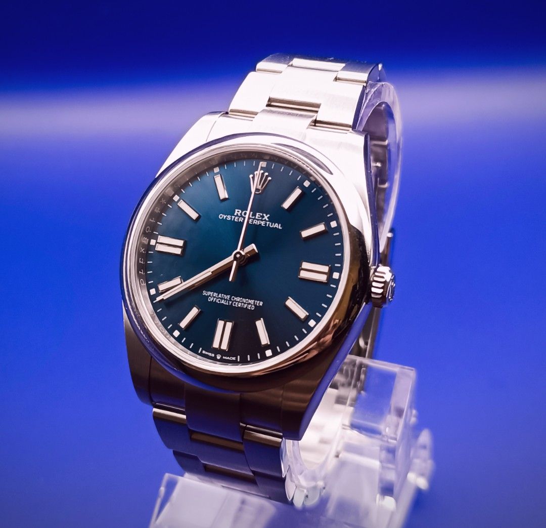 Oyster perpetual sale 41 blue