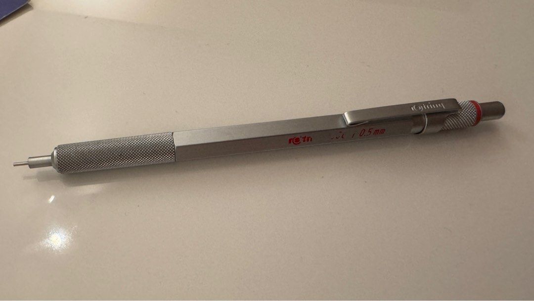 Rotring 600 Mechanical Pencil, 0.5 mm - Silver