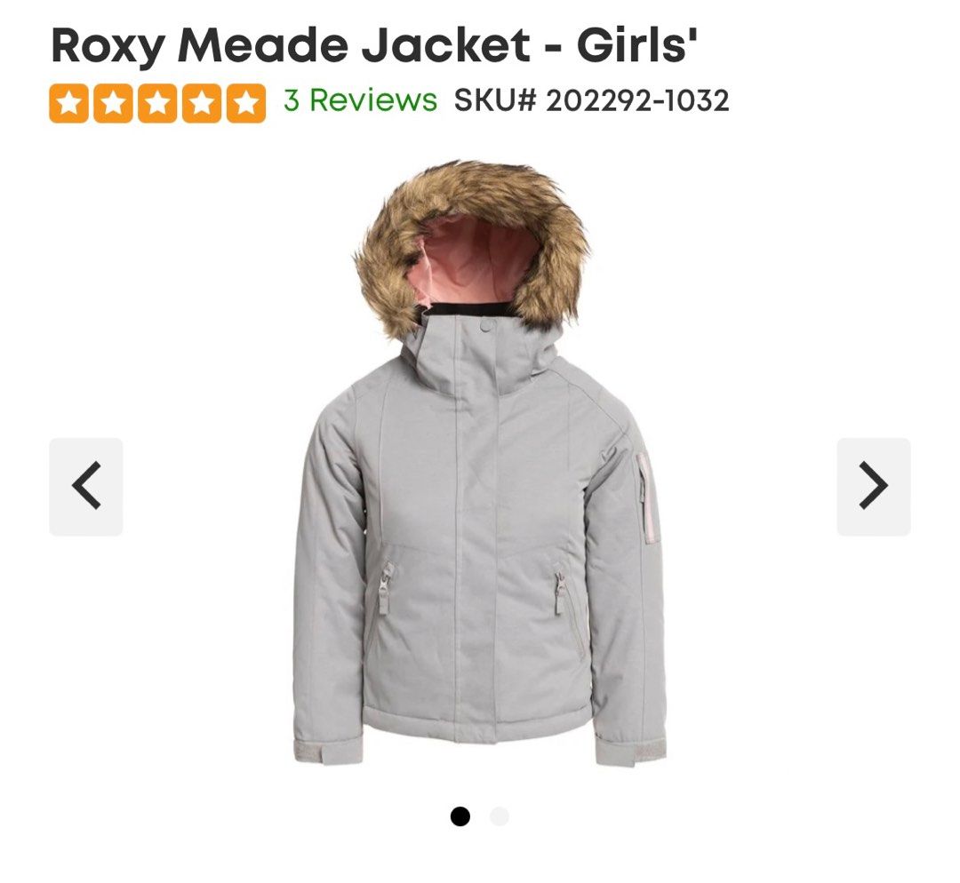 Girls deals roxy jacket