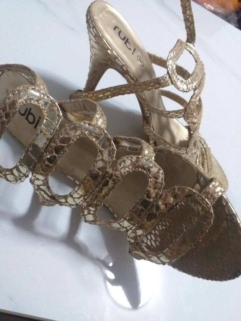 Gold party shoes sale