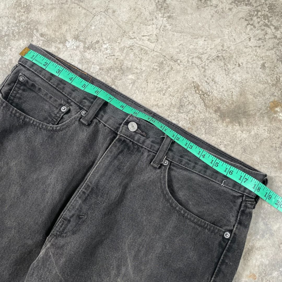 SALE 36 LEVIS 505 DENIM JEANS REGULAR BASIC FIT BLACK