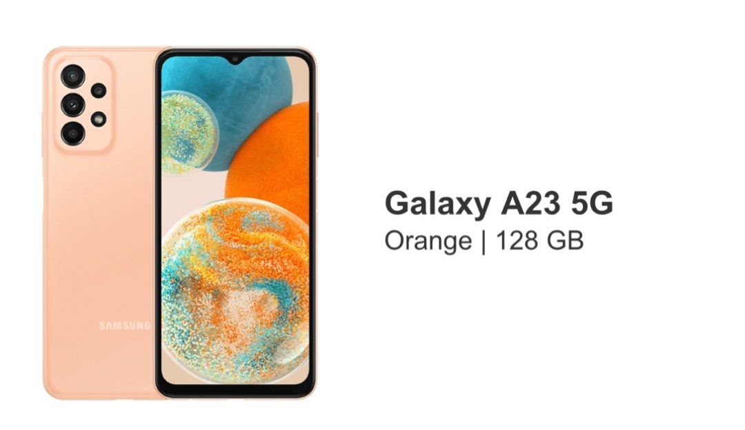 Etoren  Samsung Galaxy A23 5G SM-A236ED Dual Sim 128GB Orange