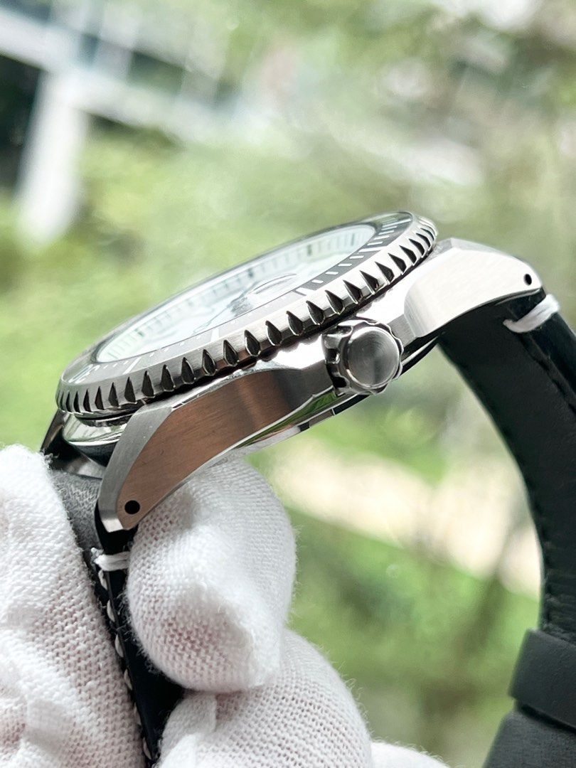 Seiko SPB191J1 Shogun Titanium White Dial Men s Fashion Watches