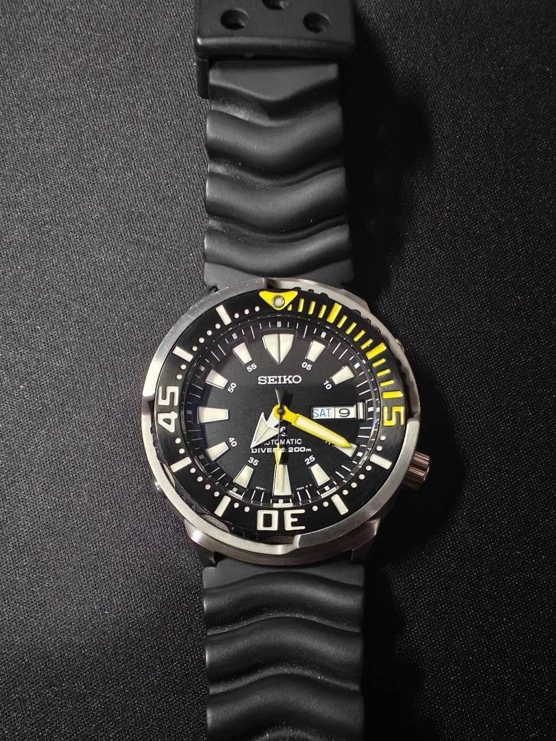 SEIKO SRP639 Yellow Baby Fin Tuna Luxury Watches on Carousell