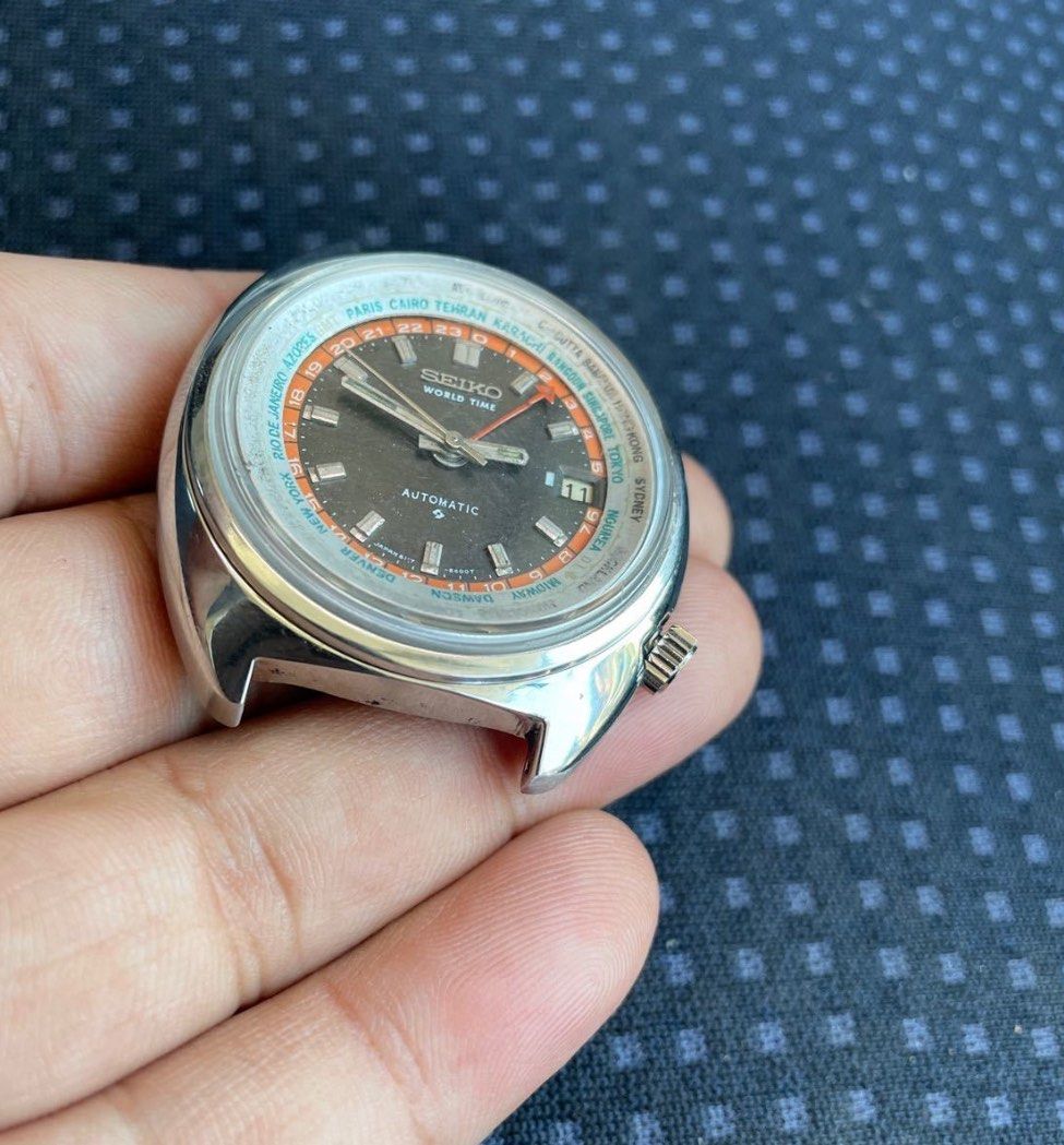 SEIKO world time 6117 6400
