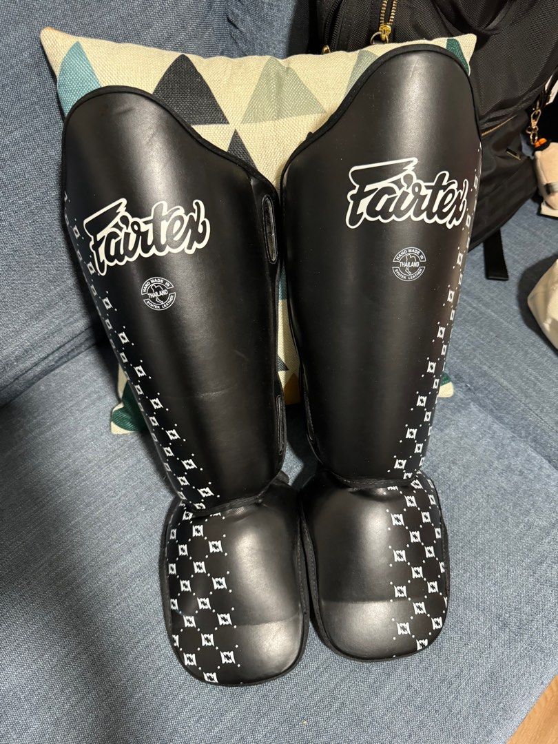 Selling 2 x Fairtex Shin Guards, Sports Equipment, Other Sports Equipment  and Supplies on Carousell