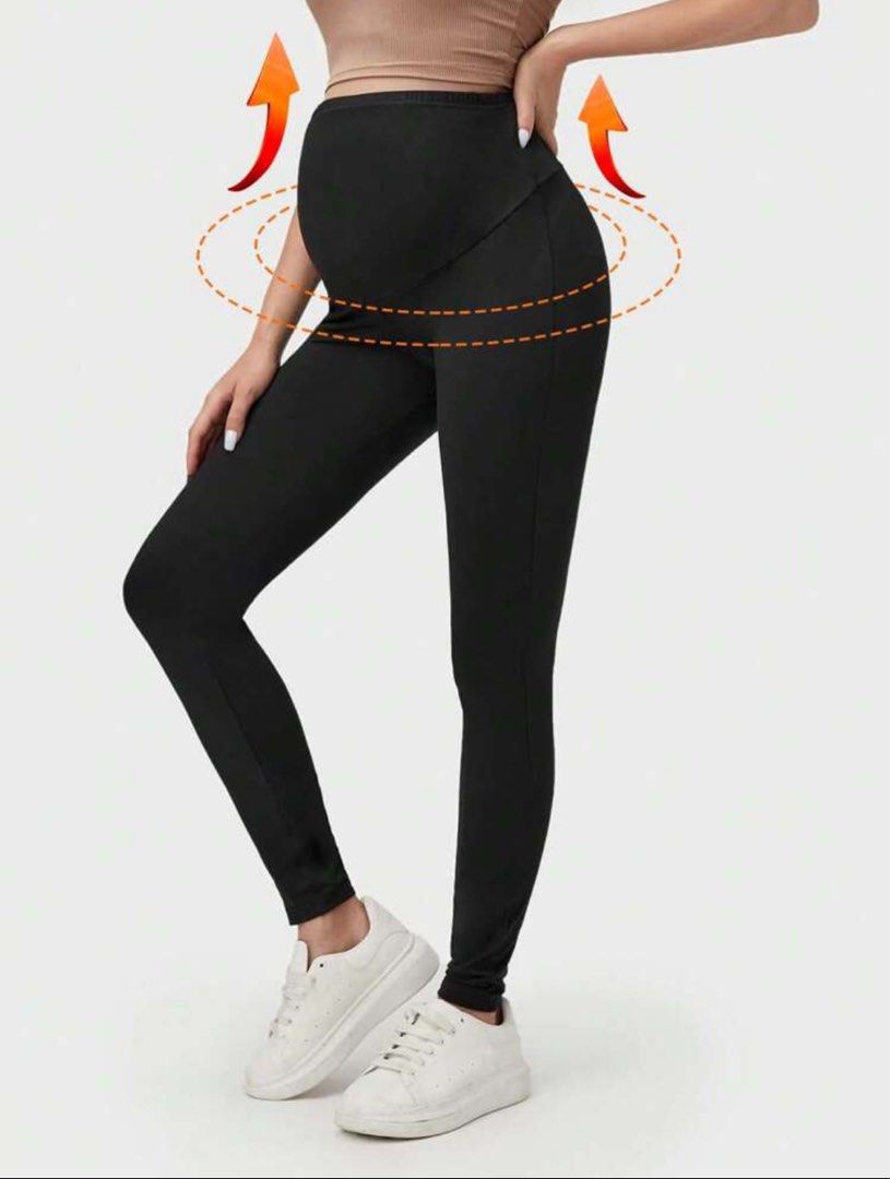 SHEIN Maternity Wide Waistband Leggings