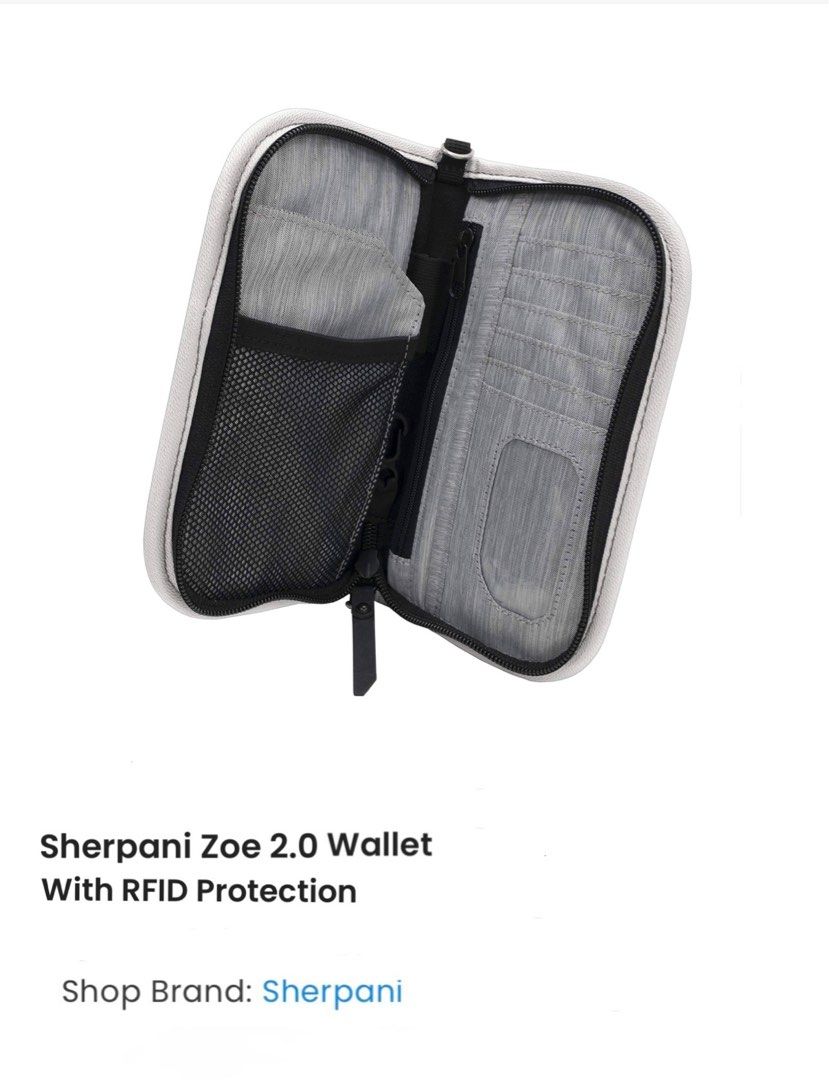 Sherpani Long Travel Wallet with RFID Protection 5