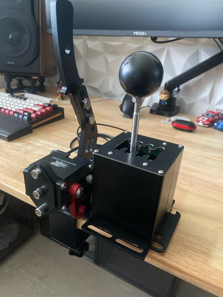 Sim racing shifter and handbrake, Video Gaming, Gaming Accessories ...