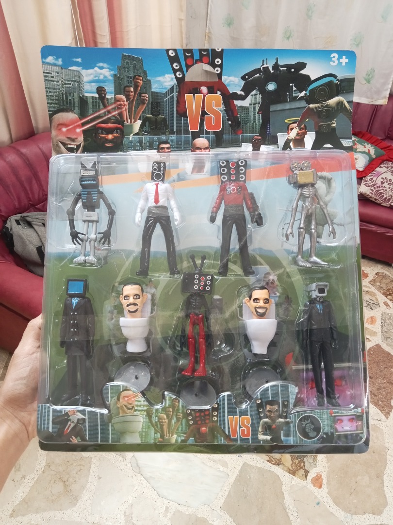 SKIBIDI TOILET TOY SET, Babies & Kids, Infant Playtime on Carousell